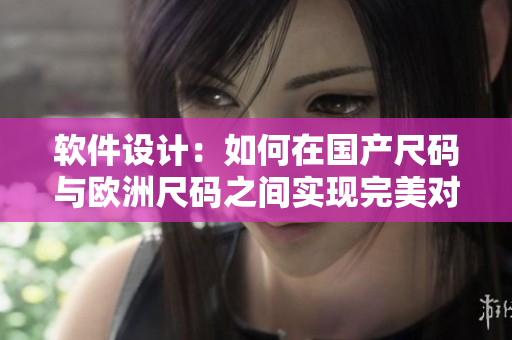 軟件設(shè)計(jì)：如何在國(guó)產(chǎn)尺碼與歐洲尺碼之間實(shí)現(xiàn)完美對(duì)接？