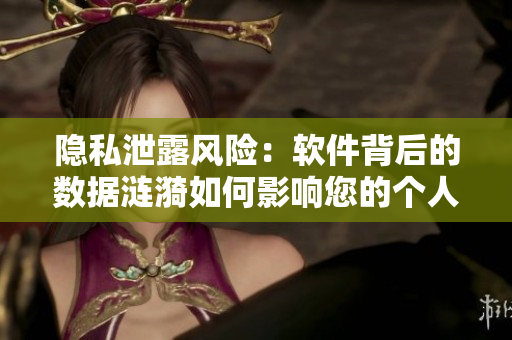 隱私泄露風(fēng)險(xiǎn)：軟件背后的數(shù)據(jù)漣漪如何影響您的個(gè)人信息安全？