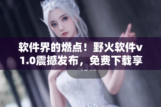 軟件界的燃點(diǎn)！野火軟件v1.0震撼發(fā)布，免費(fèi)下載享不停！