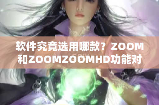軟件究竟選用哪款？ZOOM和ZOOMZOOMHD功能對(duì)比一覽