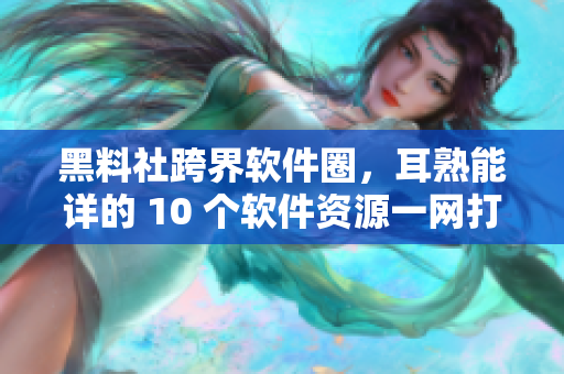 黑料社跨界軟件圈，耳熟能詳?shù)?10 個(gè)軟件資源一網(wǎng)打盡！