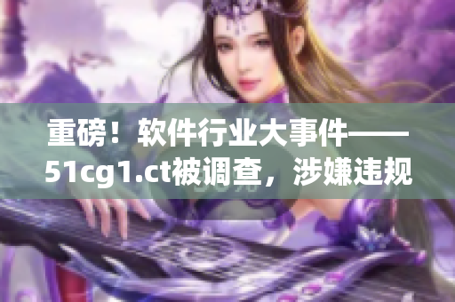 重磅！軟件行業(yè)大事件——51cg1.ct被調(diào)查，涉嫌違規(guī)操作！