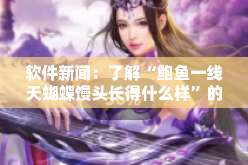軟件新聞：了解“鮑魚(yú)一線(xiàn)天蝴蝶饅頭長(zhǎng)得什么樣”的軟件界面設(shè)計(jì)？