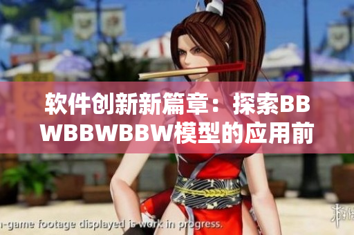 軟件創(chuàng)新新篇章：探索BBWBBWBBW模型的應(yīng)用前景