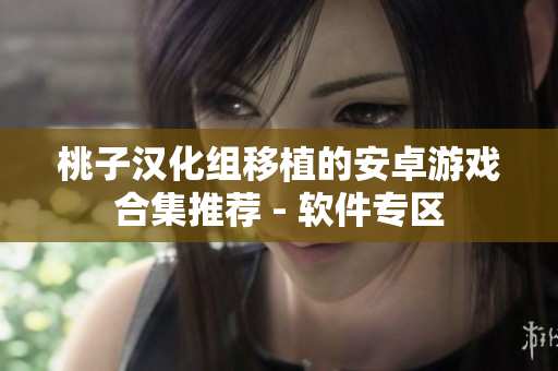 桃子漢化組移植的安卓游戲合集推薦 - 軟件專區(qū)