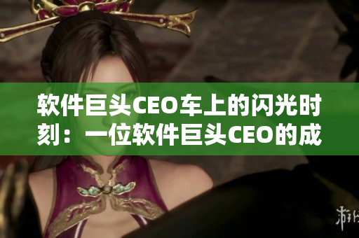 軟件巨頭CEO車上的閃光時刻：一位軟件巨頭CEO的成功故事