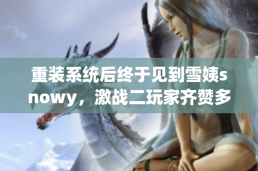 重裝系統(tǒng)后終于見到雪姨snowy，激戰(zhàn)二玩家齊贊多功能插件