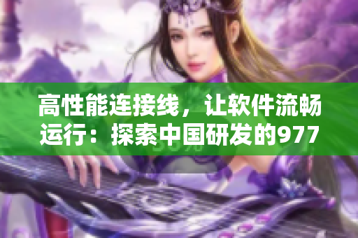 高性能連接線，讓軟件流暢運(yùn)行：探索中國(guó)研發(fā)的977國(guó)產(chǎn)連接線技術(shù)
