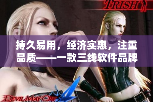 持久易用，經(jīng)濟(jì)實(shí)惠，注重品質(zhì)——一款三線軟件品牌的定義