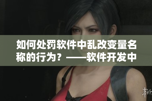 如何處罰軟件中亂改變量名稱的行為？——軟件開發(fā)中的代碼規(guī)范化問題