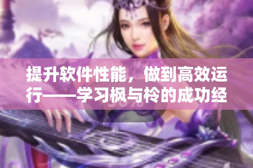 提升軟件性能，做到高效運行——學(xué)習(xí)楓與柃的成功經(jīng)驗