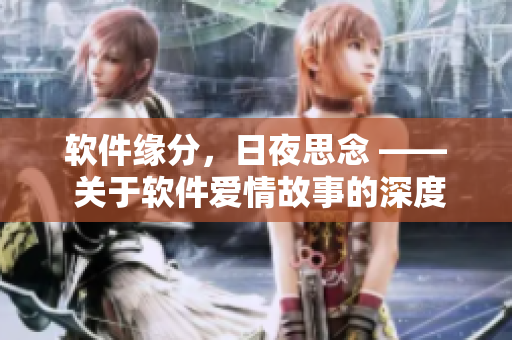 軟件緣分，日夜思念 —— 關(guān)于軟件愛情故事的深度報(bào)道
