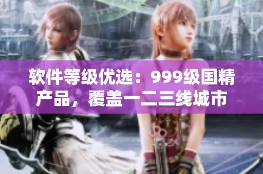 軟件等級優(yōu)選：999級國精產(chǎn)品，覆蓋一二三線城市