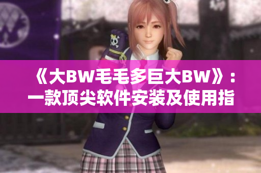 《大BW毛毛多巨大BW》：一款頂尖軟件安裝及使用指南