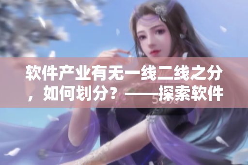軟件產(chǎn)業(yè)有無一線二線之分，如何劃分？——探索軟件產(chǎn)業(yè)發(fā)展的新視角！
