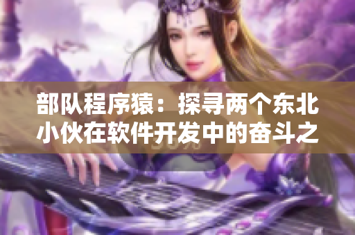 部隊(duì)程序猿：探尋兩個(gè)東北小伙在軟件開(kāi)發(fā)中的奮斗之路