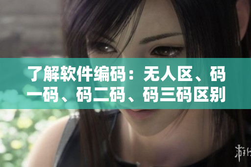 了解軟件編碼：無(wú)人區(qū)、碼一碼、碼二碼、碼三碼區(qū)別分析