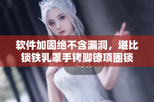 軟件加固絕不含漏洞，堪比鎖鐵乳罩手銬腳鐐項(xiàng)圈鎖