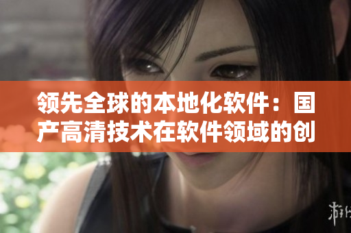 領先全球的本地化軟件：國產高清技術在軟件領域的創(chuàng)新
