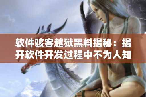 軟件駭客越獄黑料揭秘：揭開軟件開發(fā)過程中不為人知的真相