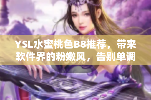 YSL水蜜桃色B8推薦，帶來軟件界的粉嫩風(fēng)，告別單調(diào)黑白界面！