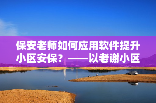 保安老師如何應(yīng)用軟件提升小區(qū)安保？——以老謝小區(qū)保安趙敏老師為例