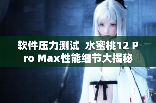 軟件壓力測試  水蜜桃12 Pro Max性能細(xì)節(jié)大揭秘
