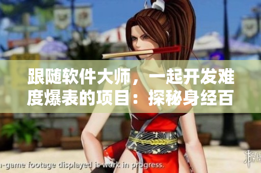 跟隨軟件大師，一起開發(fā)難度爆表的項目：探秘身經(jīng)百戰(zhàn)的軟件工程師