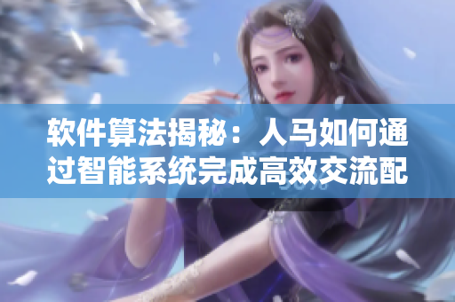軟件算法揭秘：人馬如何通過智能系統(tǒng)完成高效交流配對