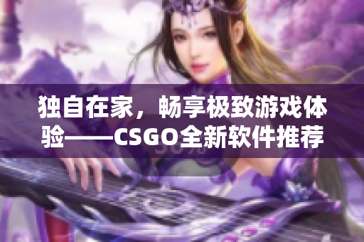 獨自在家，暢享極致游戲體驗——CSGO全新軟件推薦