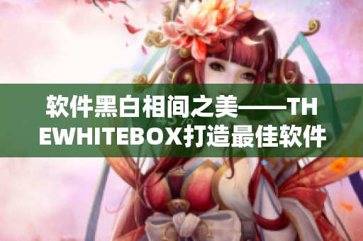 軟件黑白相間之美——THEWHITEBOX打造最佳軟件合集