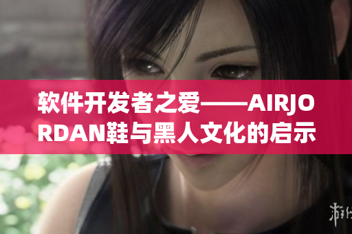 軟件開(kāi)發(fā)者之愛(ài)——AIRJORDAN鞋與黑人文化的啟示