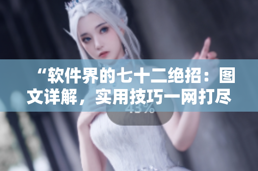 “軟件界的七十二絕招：圖文詳解，實(shí)用技巧一網(wǎng)打盡！”