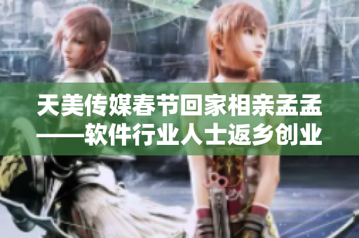 天美傳媒春節(jié)回家相親孟孟——軟件行業(yè)人士返鄉(xiāng)創(chuàng)業(yè)潮