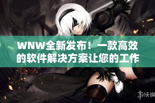 WNW全新發(fā)布！一款高效的軟件解決方案讓您的工作更智能化！