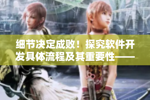 細(xì)節(jié)決定成?。√骄寇浖_發(fā)具體流程及其重要性——軟件開發(fā)中的細(xì)節(jié)詳述