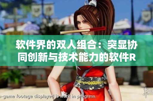 軟件界的雙人組合：突顯協(xié)同創(chuàng)新與技術(shù)能力的軟件RAPPER！
