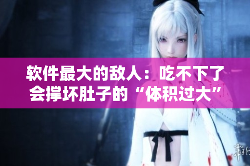軟件最大的敵人：吃不下了會(huì)撐壞肚子的“體積過大”問題