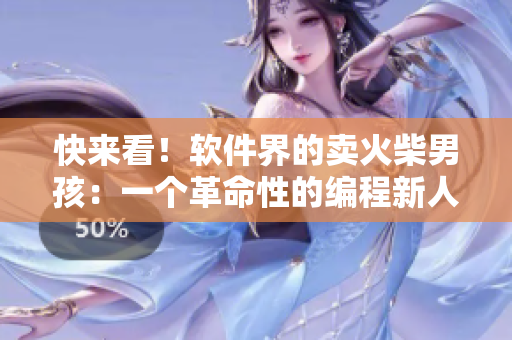 快來(lái)看！軟件界的賣火柴男孩：一個(gè)革命性的編程新人才的現(xiàn)實(shí)故事