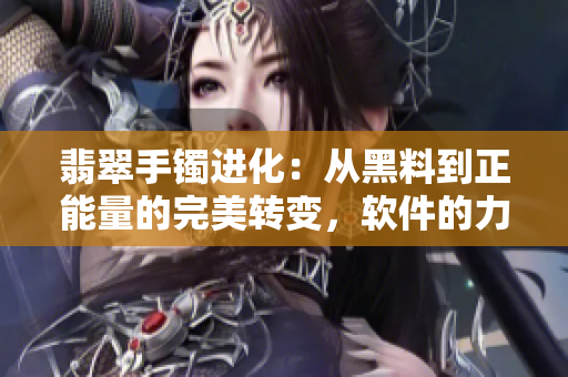 翡翠手鐲進(jìn)化：從黑料到正能量的完美轉(zhuǎn)變，軟件的力量不容錯(cuò)過(guò)！
