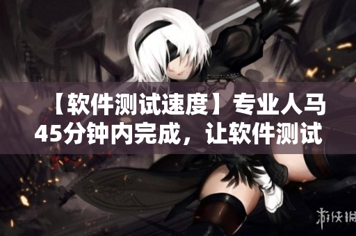 【軟件測試速度】專業(yè)人馬45分鐘內(nèi)完成，讓軟件測試更高效