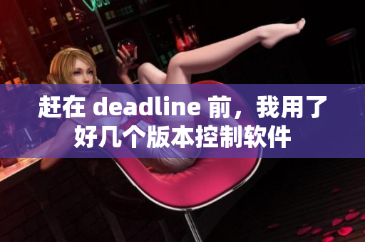 趕在 deadline 前，我用了好幾個(gè)版本控制軟件