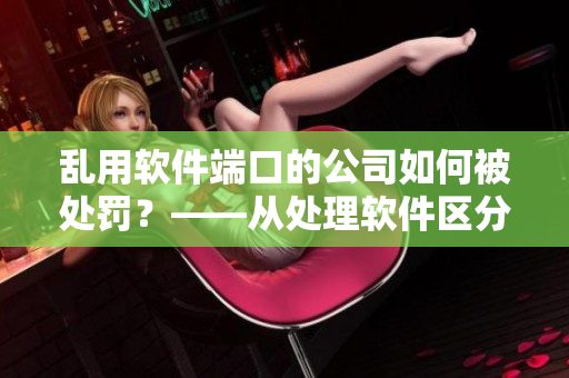 亂用軟件端口的公司如何被處罰？——從處理軟件區(qū)分深入思考