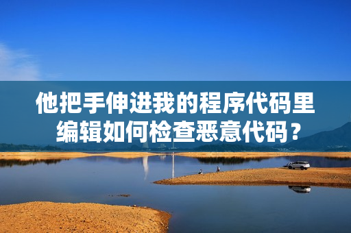 他把手伸進我的程序代碼里 編輯如何檢查惡意代碼？