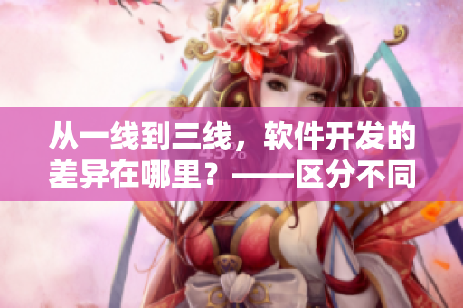 從一線到三線，軟件開發(fā)的差異在哪里？——區(qū)分不同級(jí)別的軟件開發(fā)流程