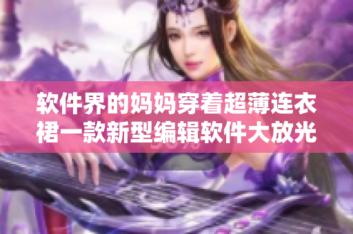 軟件界的媽媽穿著超薄連衣裙一款新型編輯軟件大放光彩！