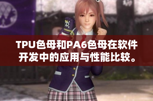 TPU色母和PA6色母在軟件開發(fā)中的應用與性能比較。
