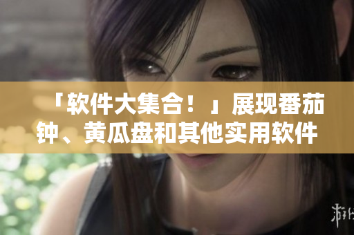 「軟件大集合！」展現(xiàn)番茄鐘、黃瓜盤和其他實用軟件，提高工作效率。
