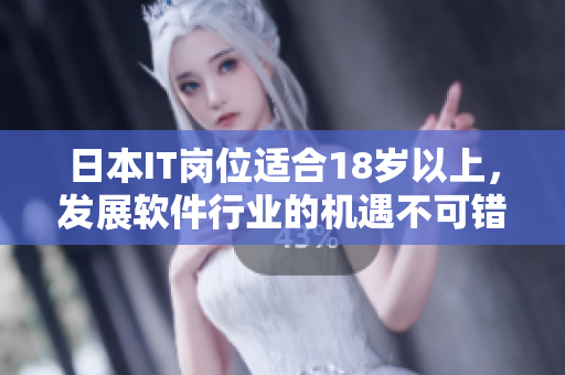日本IT崗位適合18歲以上，發(fā)展軟件行業(yè)的機(jī)遇不可錯(cuò)過