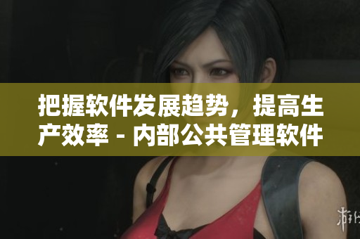 把握軟件發(fā)展趨勢(shì)，提高生產(chǎn)效率 - 內(nèi)部公共管理軟件教程